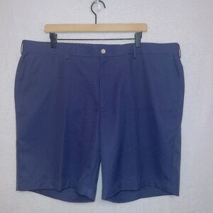 Men's Peter Millar Crown Sport Navy Blue Flat Front Shorts size 42 waist